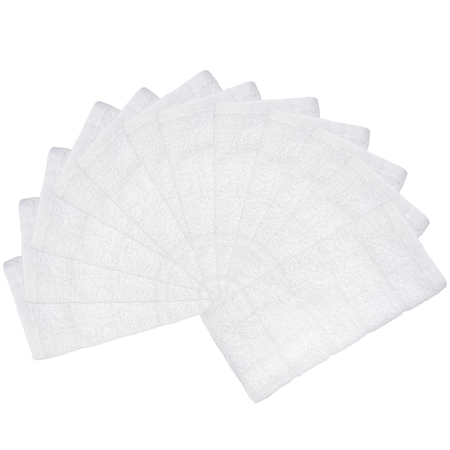 Monarch Cooks Linen Kitchen Towel 15x25 White (12pk) KT-WHITE